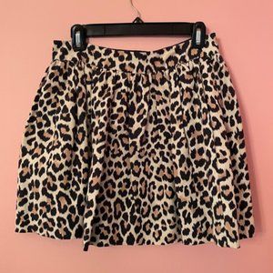 Kate Spade mini animal print skirt, Size 6